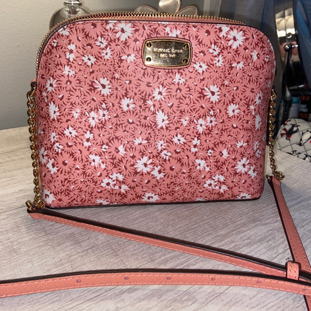 Michael Kors floral crossbody